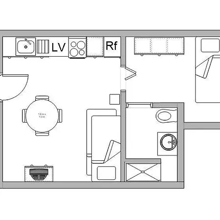 بيت للعطل Au Jardin De La Ferme - Roses Rouges